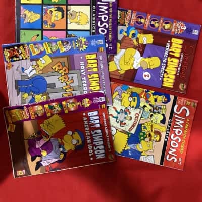 10 Simpsons Comics Small with Original Poster bundle 1