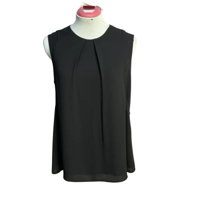 Cue Womens  Size 10 Blouse Black  