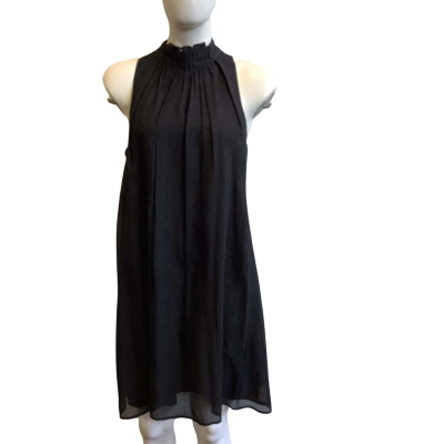 Veronika Maine Women's Size 10 Strapless Midi Dress Black  