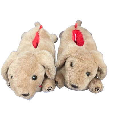 Peter Alexander Womens Size L Puppy Slippers