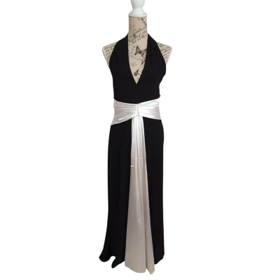 Lenovia Womens  Size M Formal Dress Black  / White 