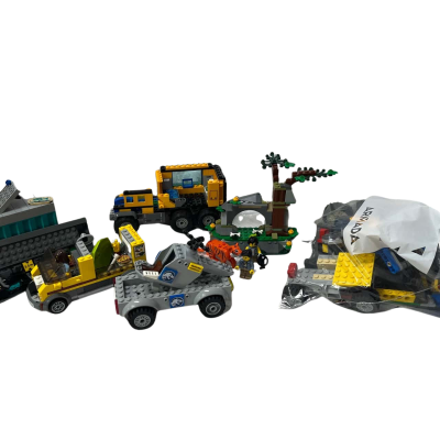 Mixed Lego part sets and vehicles 