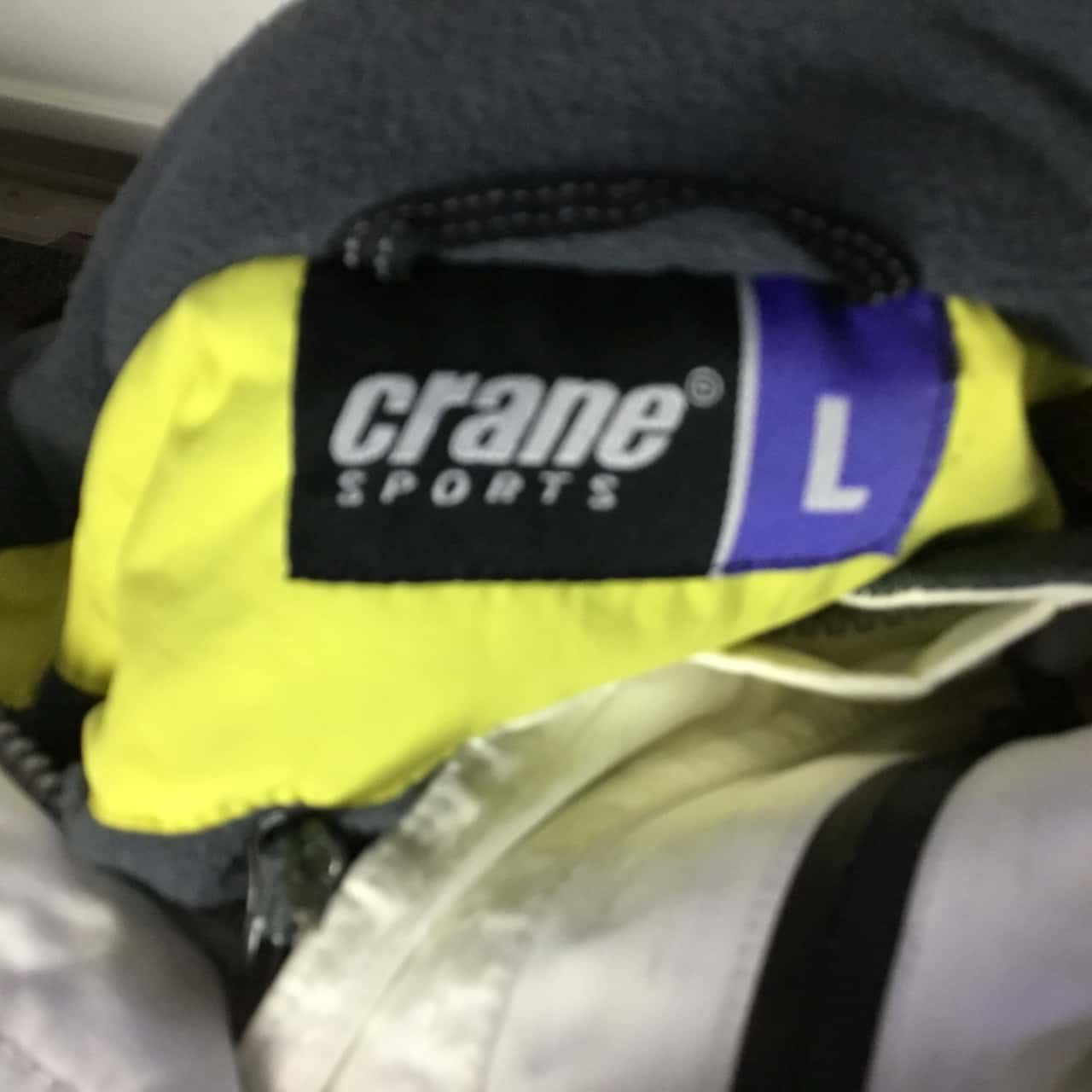 Crane Navy Blue / White / Yellow Jacket Size L