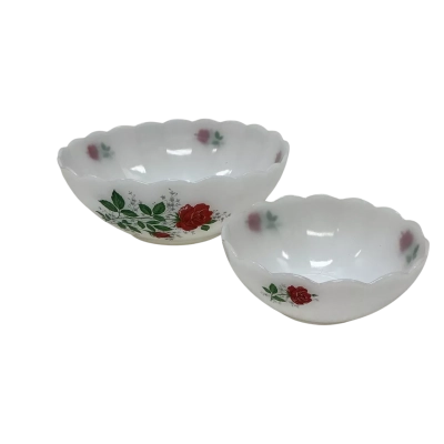 Vintage Arcopal France Nesting Bowls 