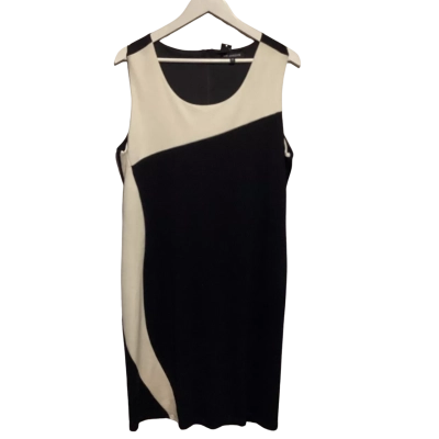 Liz Jordan Womens  Size 18 Cocktail Dress Black  / White 
