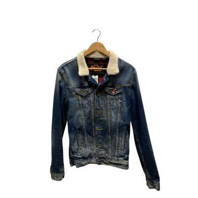 Superdry Mens  Size S Blue Denim Jacket  