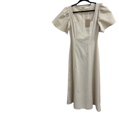 NEW The Fated Womens  Size 6 Midi Dress Natural 