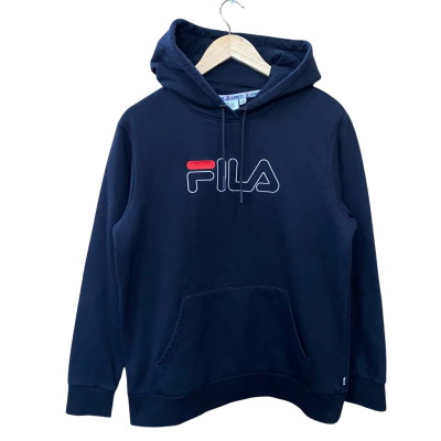 Fila Black Pullover Hoodie Size M