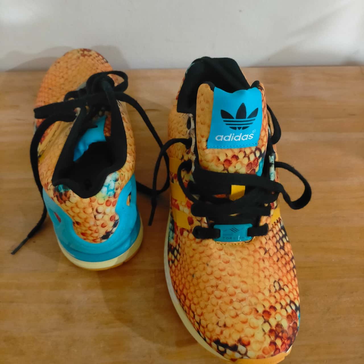 adidas zx flux snake print