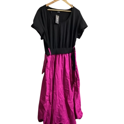 City Chic Womens  Size L Black  / Pink  Dress