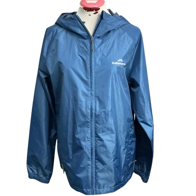 Kathmandu Womens  Size S Raincoat Blue 