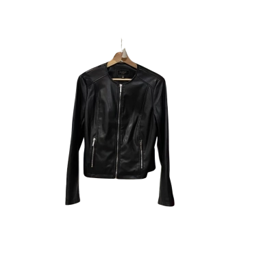 Lipsy Womens  Size 12 Biker Jacket Black  