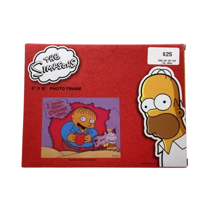 The Simpsons "I Choo-Choo-Choose You" 6" x 8" Photo Frame RRP $25    Brica3