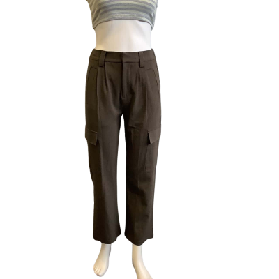 BNWT Seed Heritage Women's Size 6 Straight Fit Cargo Pant Dark Fern 