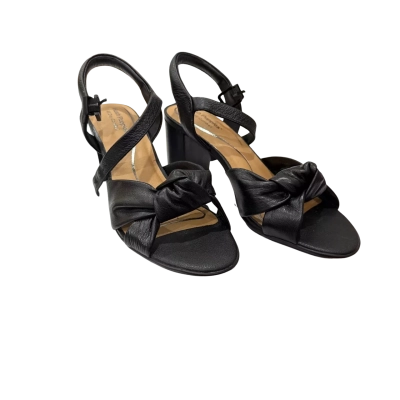 Hush Puppies Womens  Size 7 All Day Comfort Black Heels 