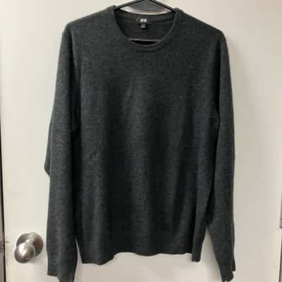Unlqlo  Mens  Size L Crew Neck Jumper Grey 