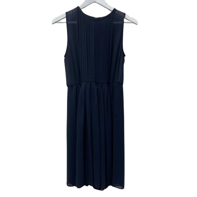 Jigsaw Womens  Size 10 Midi Dress Navy Blue 