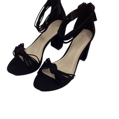 City Chic Womens  Size 39 Heels Black  