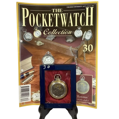 ‘Huntsman’ (1920s-style) #30 Gold/Silver Hachette Pocket Watch