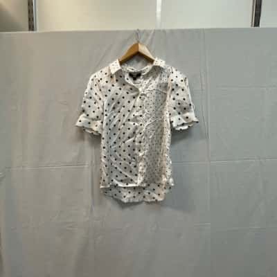 Piper Womens  Size 6 Black/White shirt