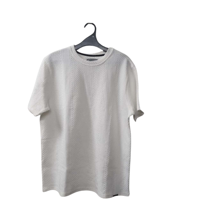 Mauvais Men's Size XXL Short Sleeve T-shirt Off White / Pattern 