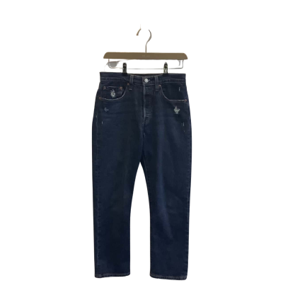 Levis Womens Size 27 Straight Leg Jeans Blue 
