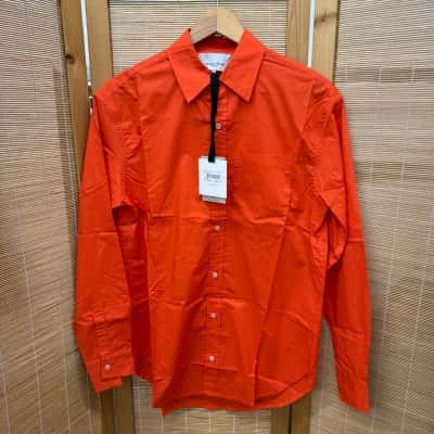 Maison d'Etoile Womens  Size XS Long Sleeve Shirt Orange 
