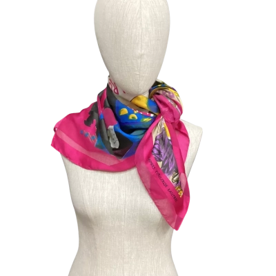   Beautiful Scarf  In The Style of Toulouse Lautrec Multicoloured 