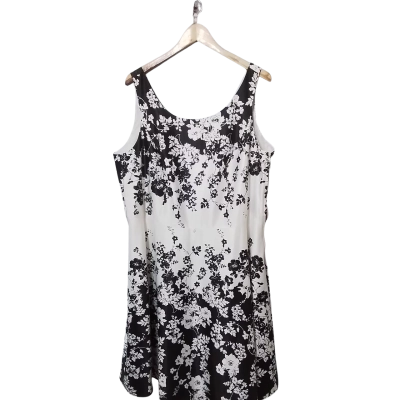 Tania Kay Womens  Size 18 Midi Dress Black  / White 