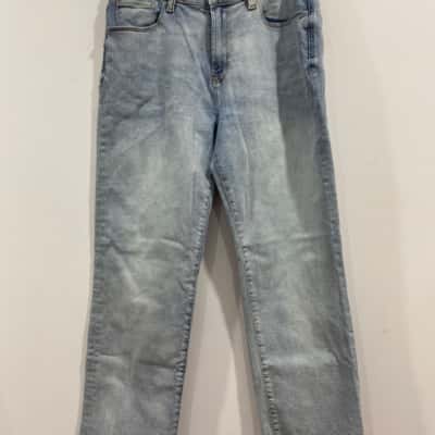Kensie Womens  Size 12 / 31 Boyfriend Jeans / Wide Leg Jeans Blue 