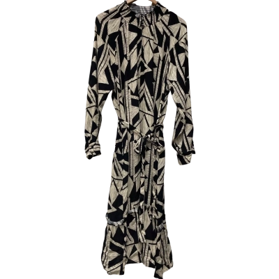 pingpong Womens  Size 16 Long Sleeve Dress Black  / Nude 