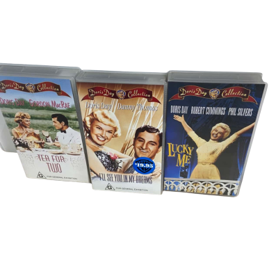 Bundle of 3 of Doris Day Collection VHS Flims 