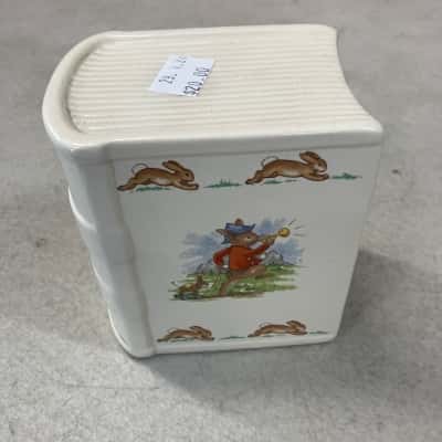 Bunnykins book shaped money box