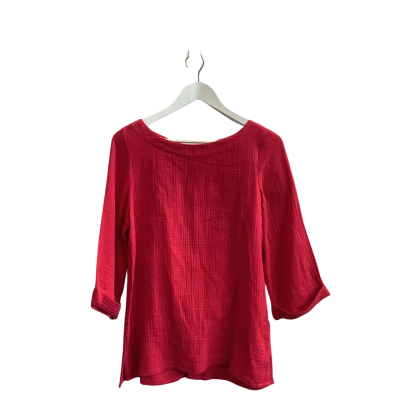 Brand New Blue Illusion Womens Size XS Short Sleeve Top Red 
