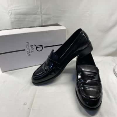 Jane Debster Womens  Size 41 Loafers Black  