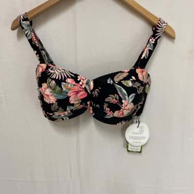Sunseeker Chile Wrap Bandeau Bra Size 12 DDD 