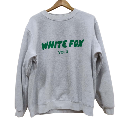 White Fox Mens Size L Jumper Grey (7)