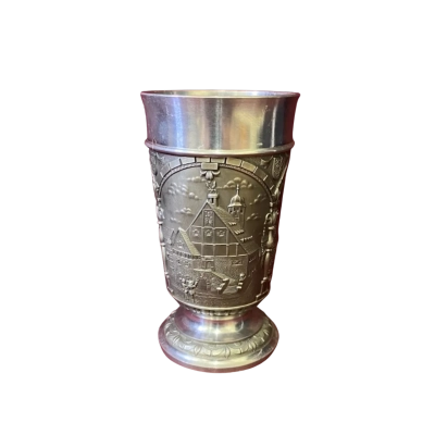 Vintage German Pewter Goblet