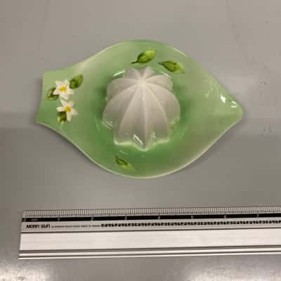 Green Porcelain Citrus Juicer