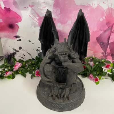 Large ceramic dragon statue