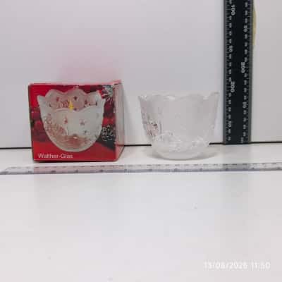Walther-Glas Mini Xmas Bowl Dish Vintage 