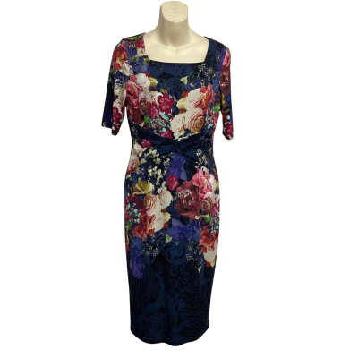 Anthea Crawford Womens  Size 10 Floral Dress 