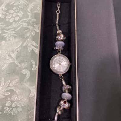  Womens Bellissimo Beaded Bracelet Watch