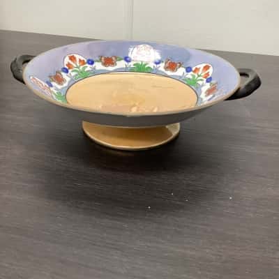 Noritake Lusterware Floral Bowl With Handles