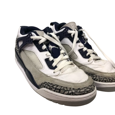 Nike Air Jordans Mens  Size UK 8 Sneakers Navy Blue / White As Is