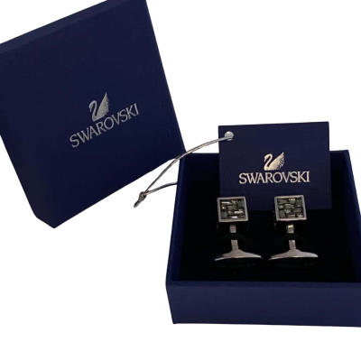 Swarovski Mens Cufflinks Other -Cube design 