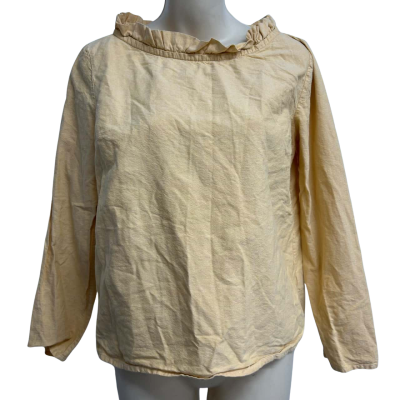 COS Womens Size 38 Yellow Blouse