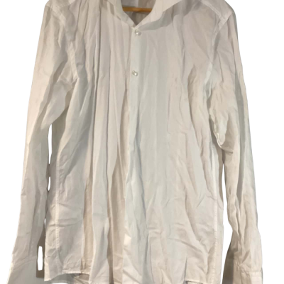 Hugo Boss Mens  Collar shirt Size M White 