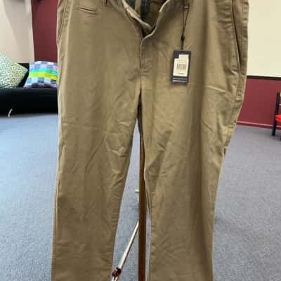 Reserve Mens  Size 38 Straight Leg Pants Beige 