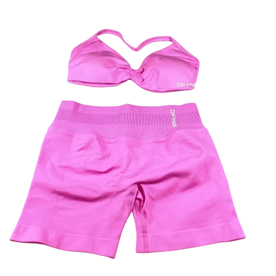 DFYNE Bra & Bike Shorts - Pink Size S 